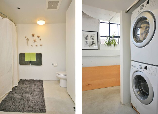 Large full bath & Washer/Dryer - 200 N San Fernando Rd