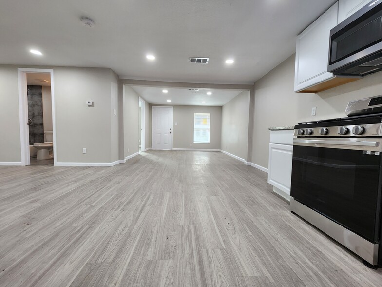View from Kitchen to front door - 405 Perry Ave