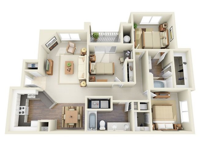 Floorplan - Lambertson Farms Apartment Homes