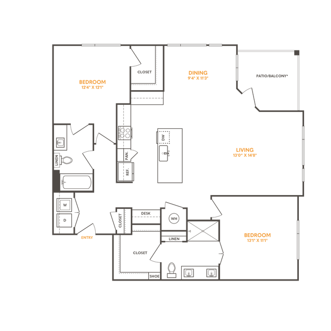 Floorplan - Citron at The Packing District