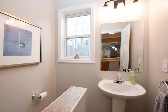 Half bathroom off kitchen - 1909 W. 47th Terr