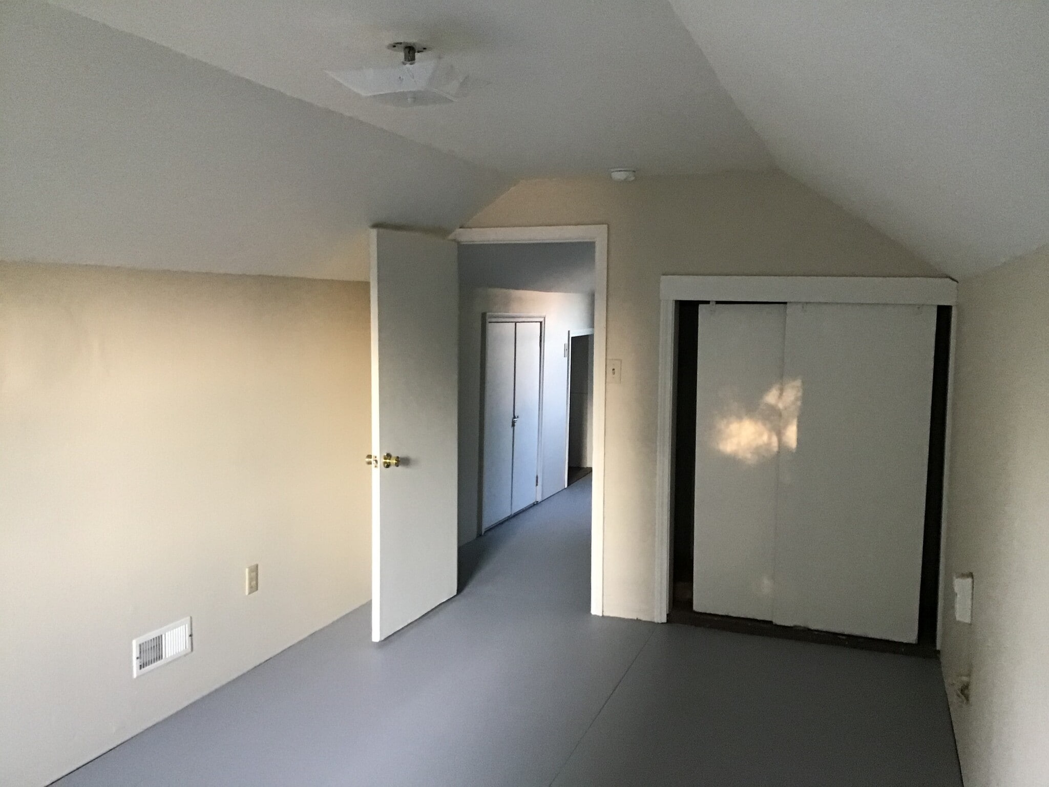 Upstairs bedroom with east facing window. - 8950 NE Emerson St
