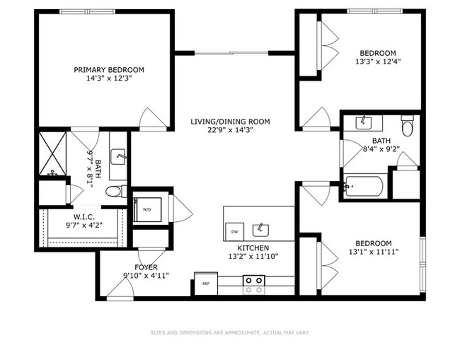 Floorplan - Green Park Apartments