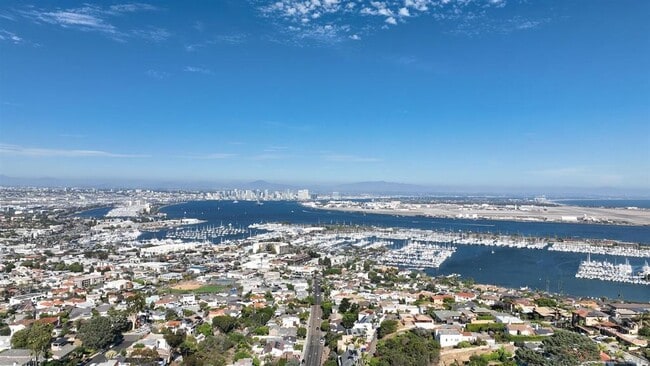 Home perched above Point Loma harbor - 3434 Talbot St