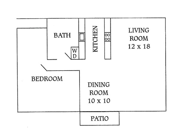 1BR/1BA - Brownstone Manor Apartments