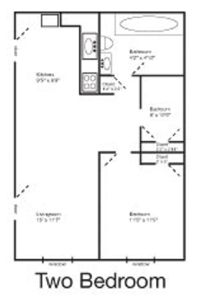 2BR/1BA - Highland Street Apartments