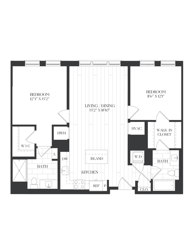 Floorplan - The Barrett at Chevy Chase Lake