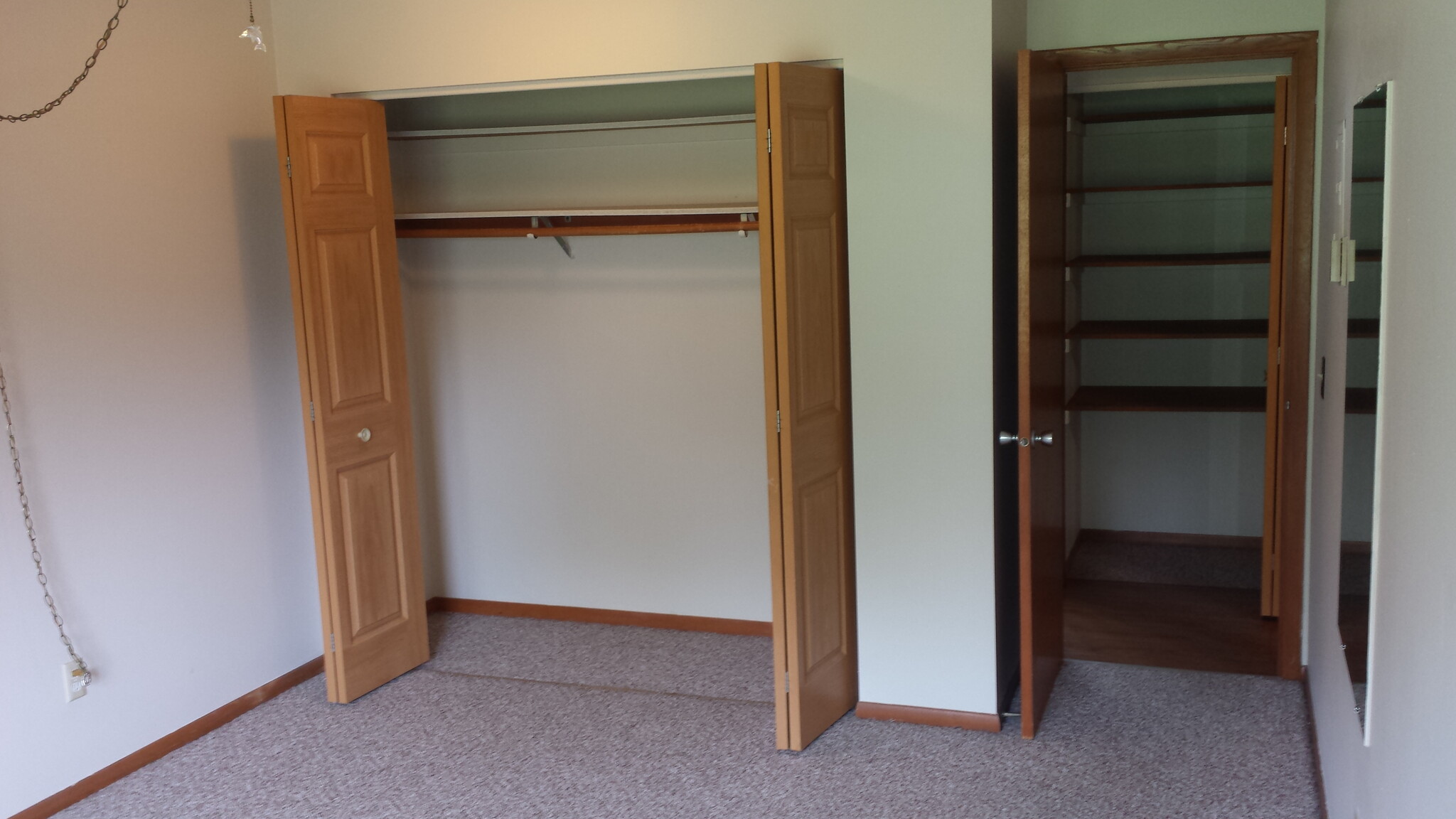 Bedroom closet and door. - 1923 Viking Dr NW