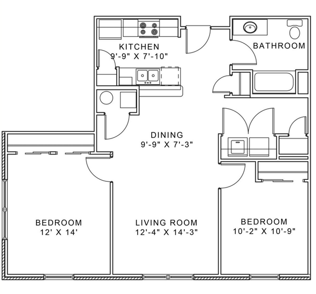 Floorplan - 1010 Central