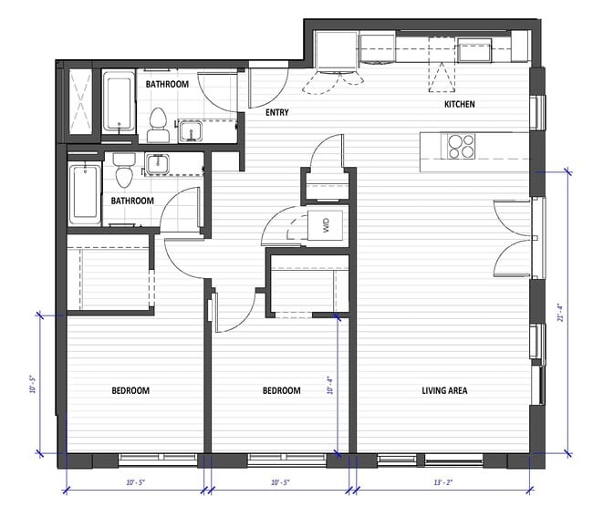 Floorplan - Hyas Point Apartments