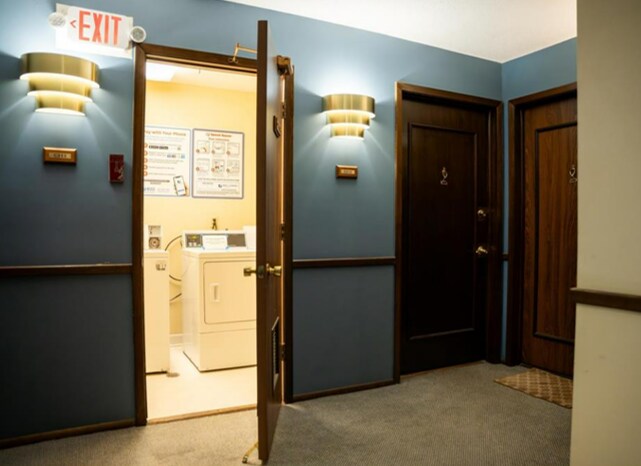 Laundry Facilities on every floor - 4371 Wilshire Blvd