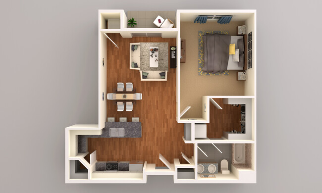 1 Bedroom - First Street Lofts in Downtown Bismarck