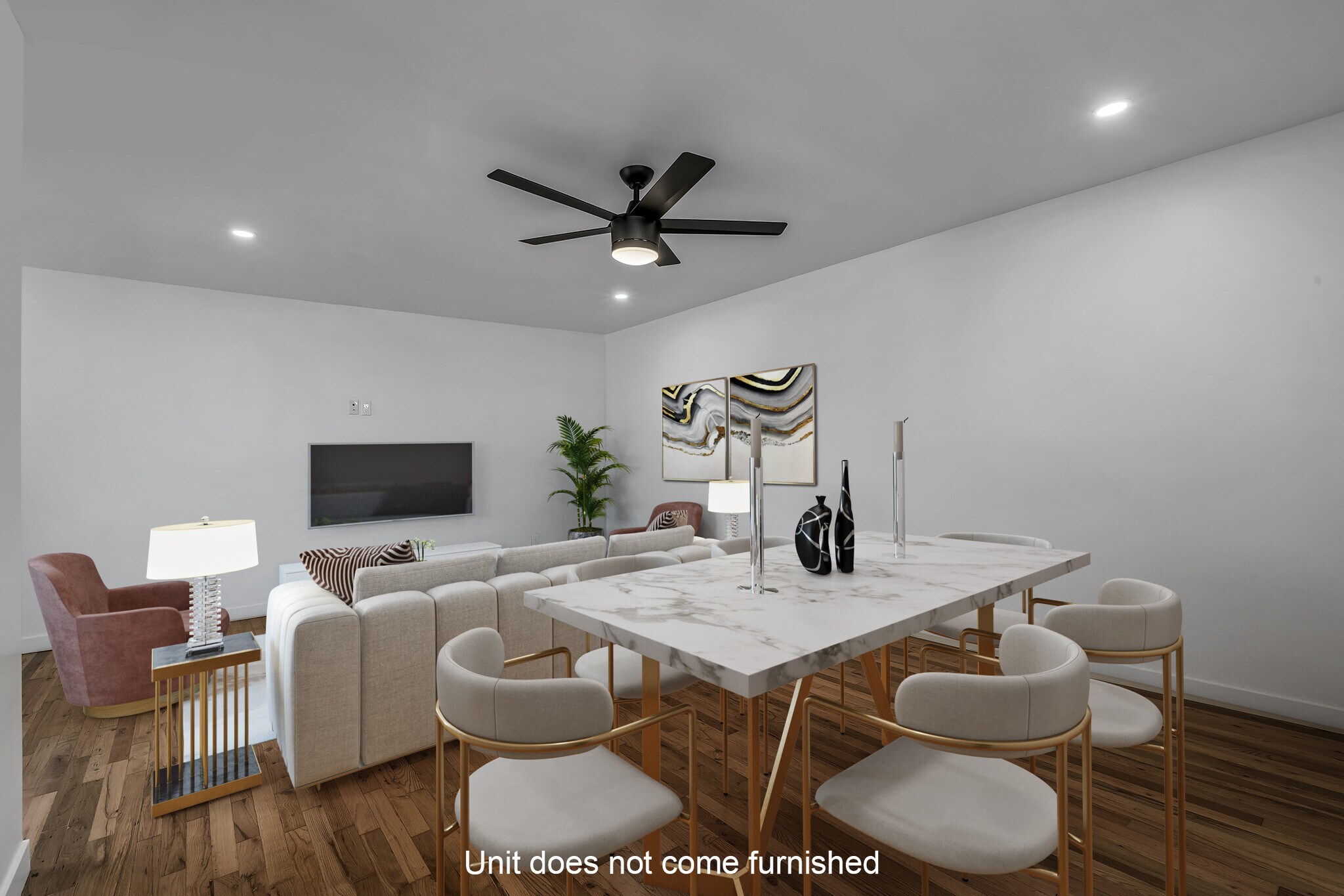 Unit A Living Room - 905 Manhattan Beach Blvd