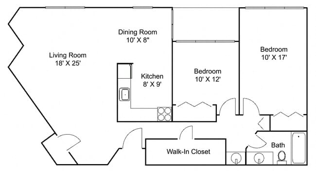 Floorplan - Hillsborough Apartments