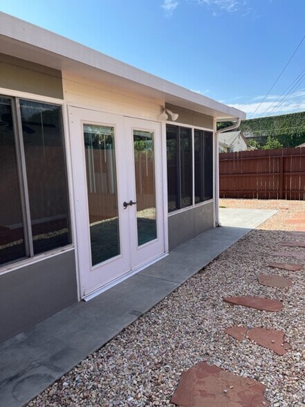 French Doors Backyard. - 18033 Glenburn Ave