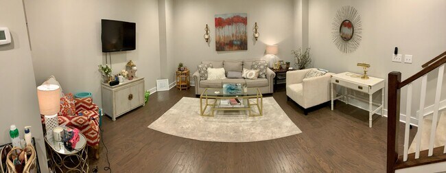 Bottom Floor Living Room - 2801 Stone Rock Dr