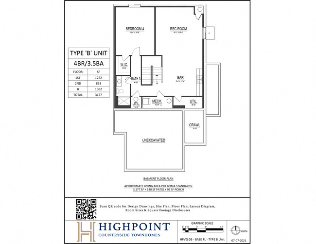 Floorplan - HIGHPOINT Countryside Townhomes