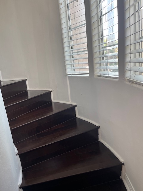 Stairs to Private Bedrooms - 408 W Queen St