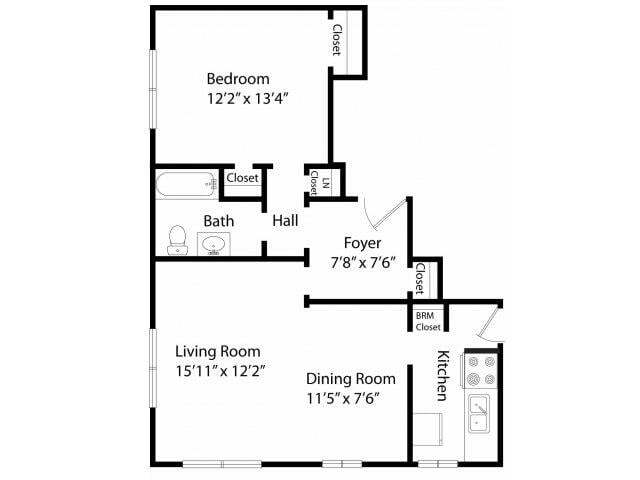 Floorplan - Wedgwood Apartments