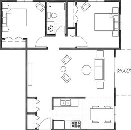 2BR/1BA - Park Vista