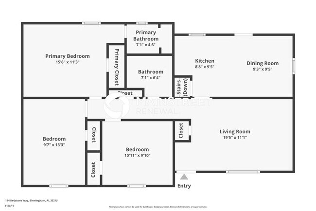 Building Photo - 3 Bedroom Pet-Friendly Home in Birmingham,...