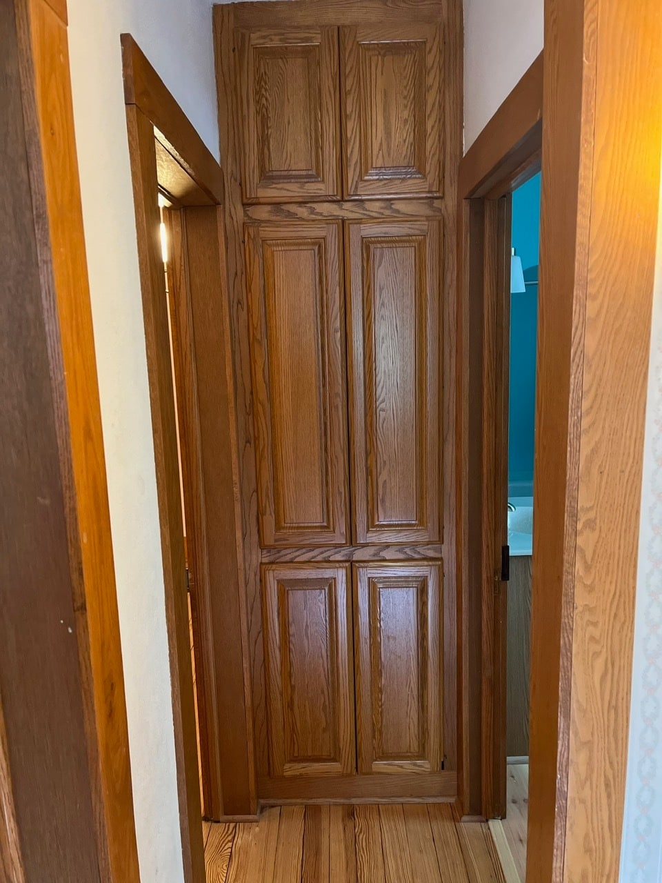 Upstairs linen closet - 1403 Clay St