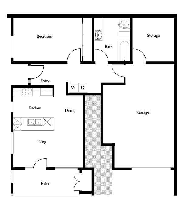 Floorplan - DeLuxe Apartments