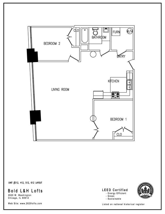 Floorplan - 2620 Lofts