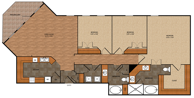 Floorplan - Bell Tower Flats