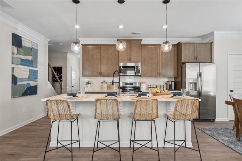 Photos and video are of the builder’s decorated model home and are for illustrative purposes only. - 708 Shetland Trl