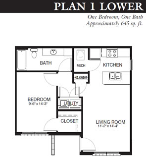 Plan 1 Lower - Strasser Landing and House