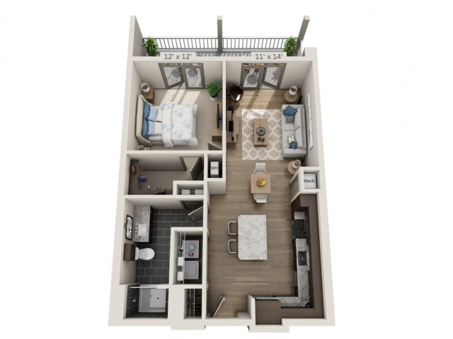 Floorplan - Overture Fair Ridge 62+ Active Adult Apart...