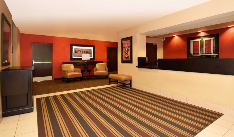 Lobby and Guest Check-in - Furnished Studio - Bloomington