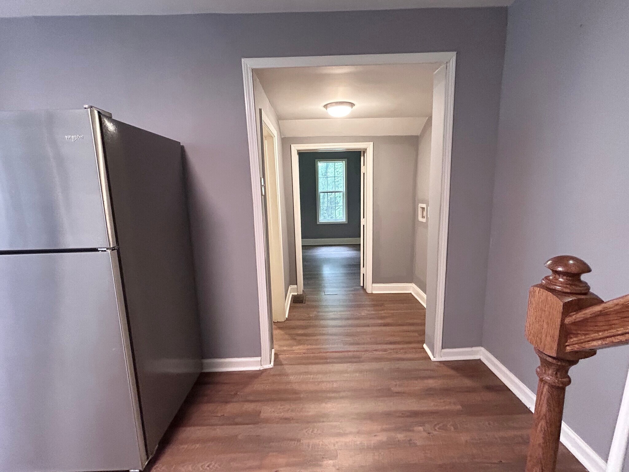 Entry to 2nd Bedroom and the 2nd Full Bathroom on the main floor, washer dryer hook up - 17 Liberty St