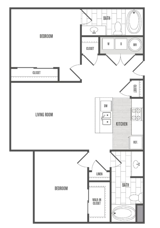 Floorplan - La Cantera Senior Apartments