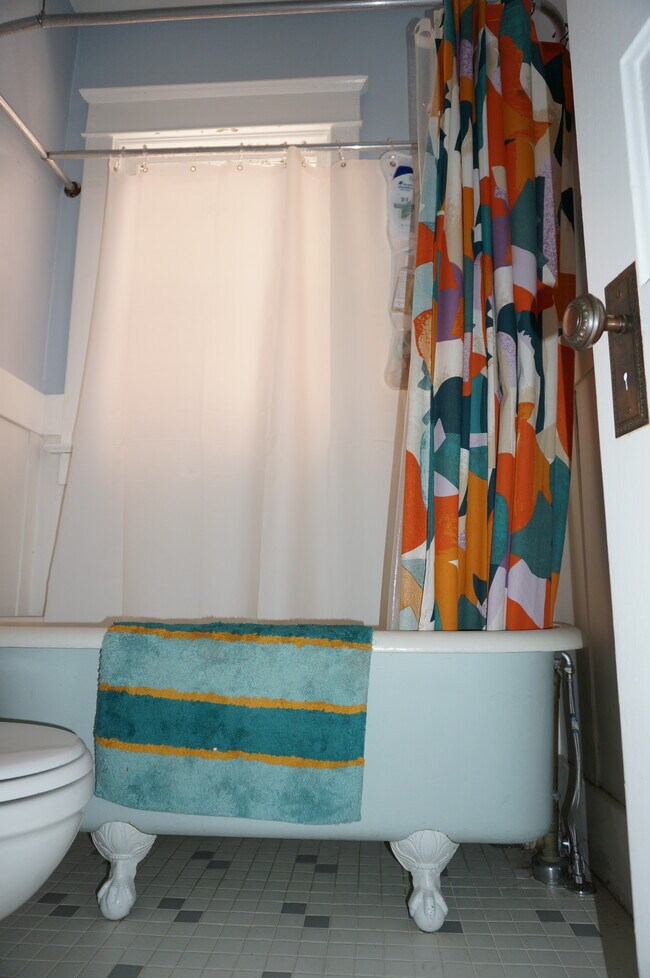 Bathroom - original Clawfoot tub - 2844 N Marion St