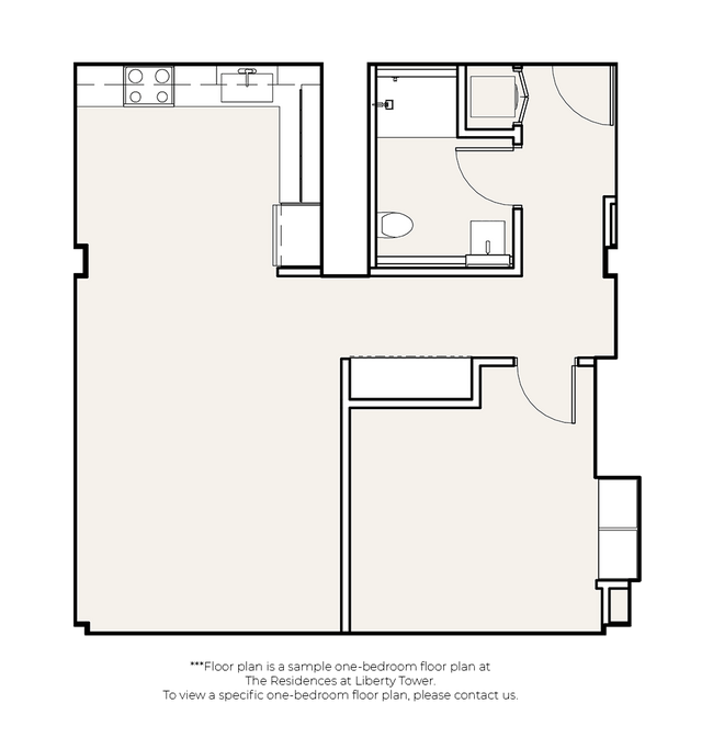 Floorplan - Liberty Tower Residences