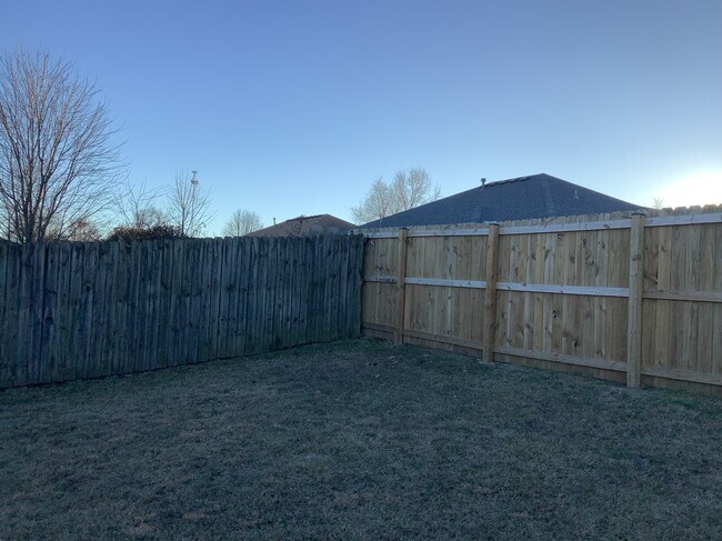 Backyard facing south east - 431 Firewood Dr