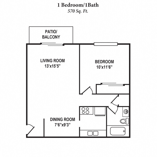 Floorplan - Summit East - A Senior Community