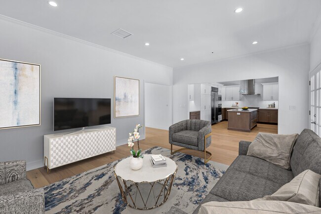 Family Room: Virtual Staging - 321 S Swall Dr