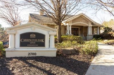 Entry to gated community - 2700 Pine Tree Rd NE