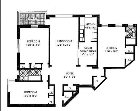 3BR/2BA - The Hyde Park