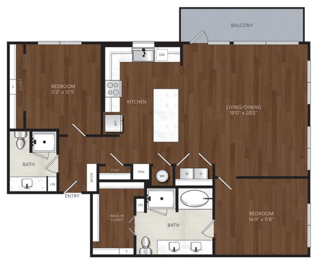 Floorplan - The Park at Katy Trail