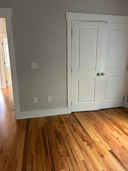 Bedroom with double closet, refinished hardwoods (current photo) - 144 Estelle Park Dr