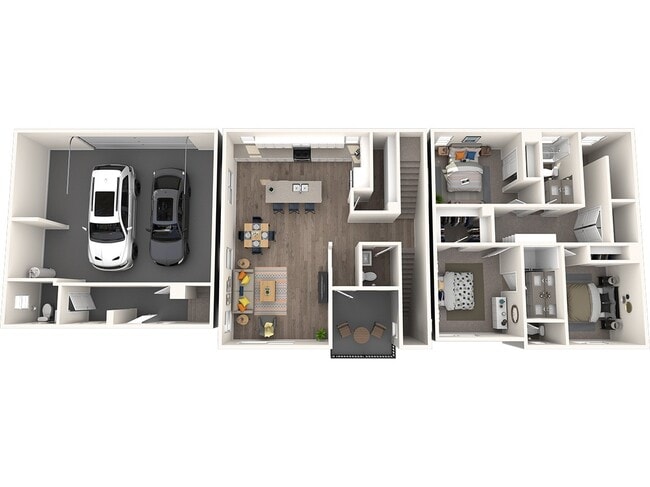 Floorplan - Axis at Millenia Townhomes