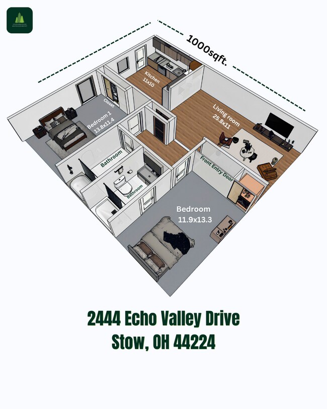 Building Photo - Cedarwood Apartments- 2 Bedroom 2 Bathroom