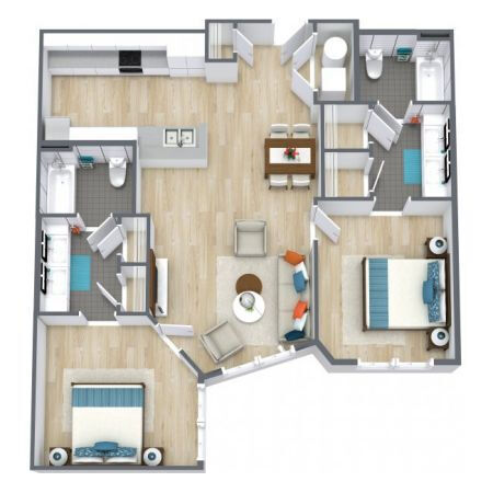 Floorplan - The Edge on Washington