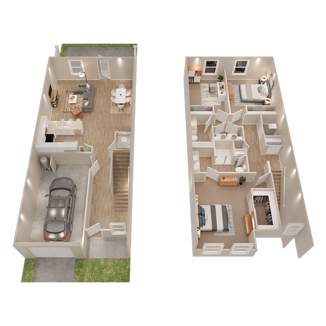 Floorplan - Eula Cove Townhomes