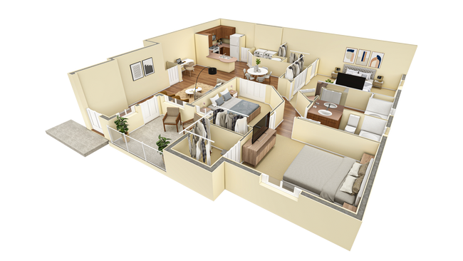 Floorplan - Springs at Palma Sola Apartments