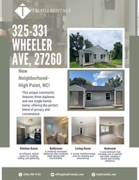 Building Photo - Freshly Renovated Homes in a Charming High Point Neighborhood – $975, 1bd/1ba + additional bonus ...
